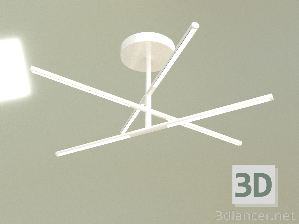 modello 3D Lampada da soffitto KONO 36W 3200K WH 15002 - anteprima