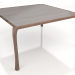 3d model Dining table Whity square (glass) 165х165 - preview