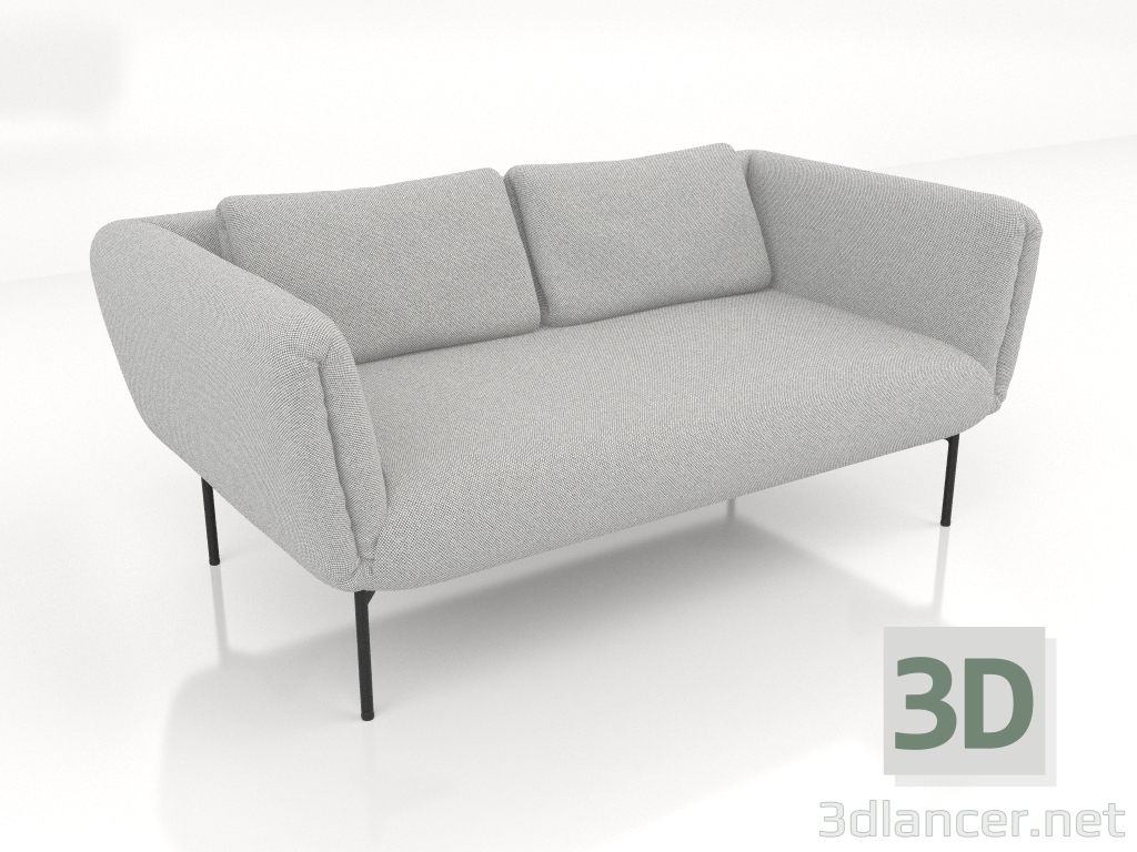 modello 3D Divano a 2 posti (opzione 1) - anteprima