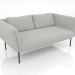 3d model 2-seater sofa (option 1) - preview