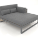 3d model XL modular sofa, section 2 right, high back (Anthracite) - preview