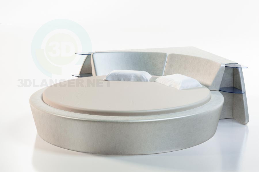 3d model Bed Bilbao - preview 3d model Bed Bilbao - preview