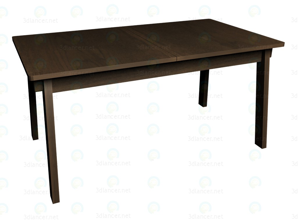 3d model Folding table (folded) - preview