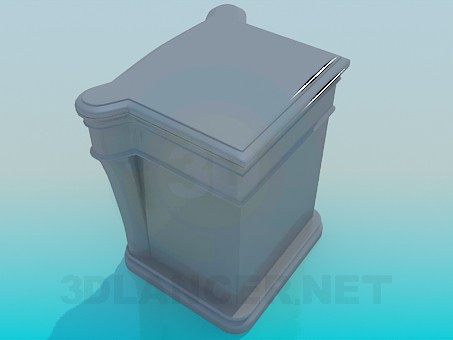 3d model Nightstand - preview 3d model Nightstand - preview