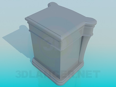 3d model Nightstand - preview 3d model Nightstand - preview