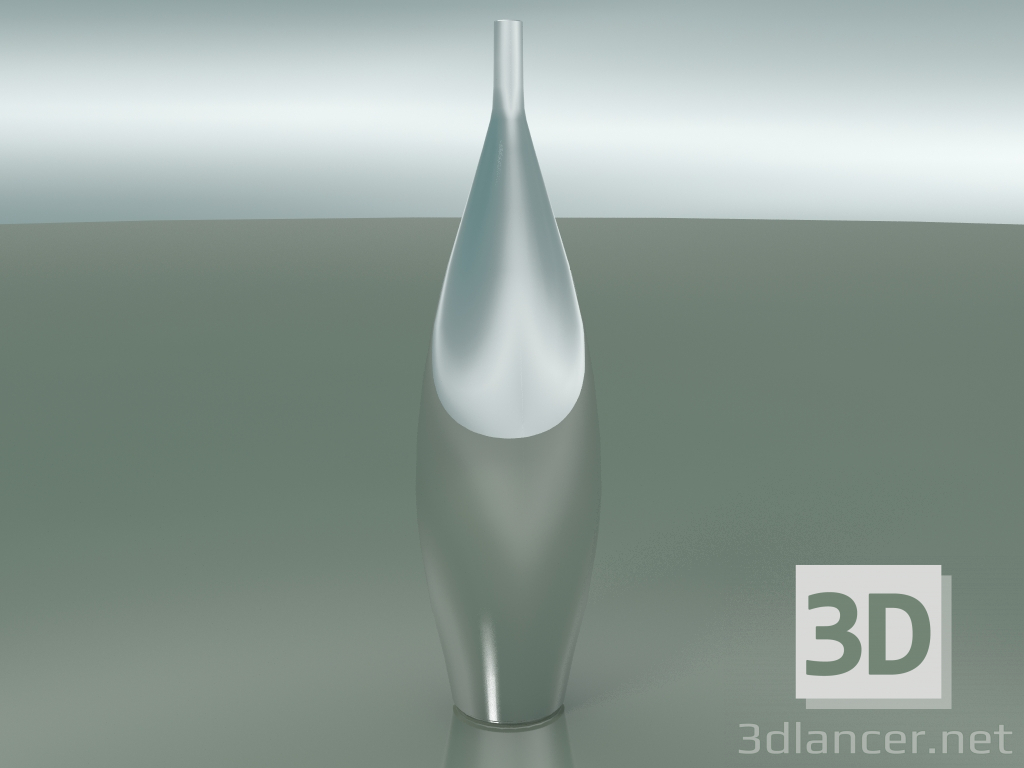 modello 3D Vaso Zoe (Platino) - anteprima