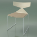 3D modeli İstiflenebilir sandalye 3711 (bir kızakta, bir yastık ile, Beyaz, V12) - önizleme