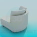 3d model The angular part of the sofa - preview