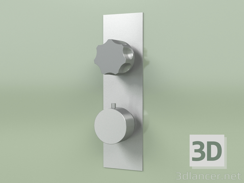 3D modeli 1 kesme vanalı termostatik karıştırıcı seti (17 88 0, AS) - önizleme
