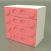 3d model Chest of drawers (Coral) - preview