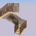 3D Modell Treppen - Vorschau