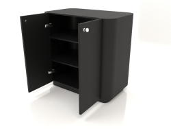 Cabinet TM 031 (open) (660x400x650, wood black)