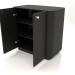 3d model Mueble TM 031 (abierto) (660x400x650, madera negro) - vista previa