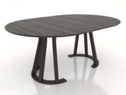 Dining table TRANSFORM 1800x1200 mm (ash walnut)