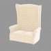 3d model Double armchair AVERY bergere divanetto - preview