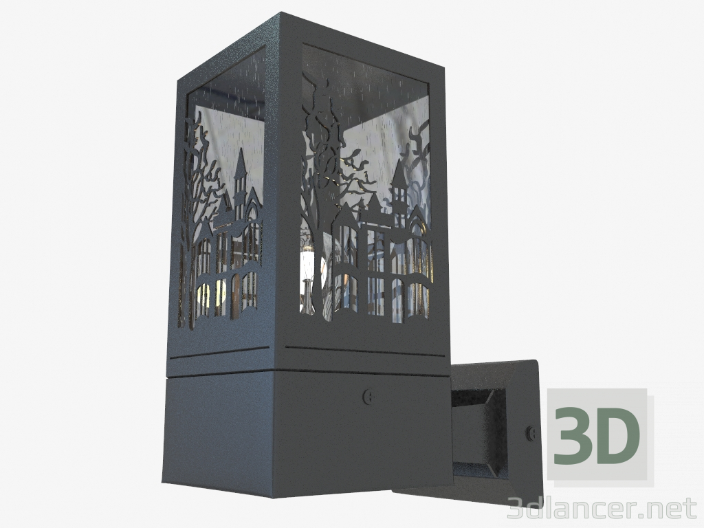 modèle 3D Applique d'extérieur Fressi (4054 1W) - preview