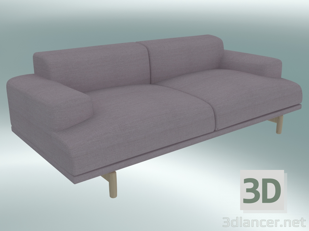 modèle 3D Canapé double Compose (Fiord 551) - preview