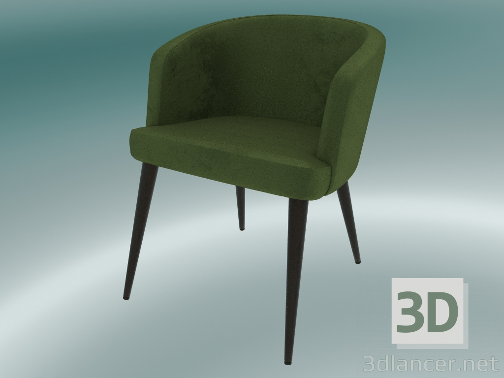 3D Modell Halber Stuhl Joy (Grün) - Vorschau