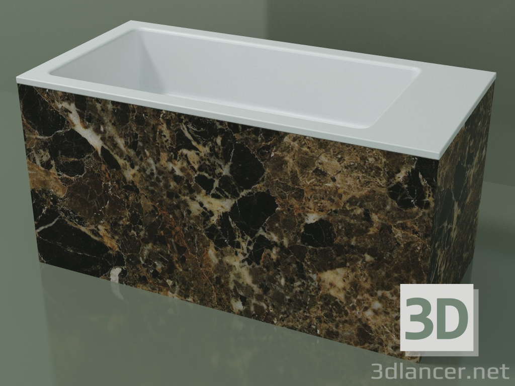 3D modeli Tezgah üstü lavabo (01R142102, Emperador M06, L 72, P 36, H 36 cm) - önizleme