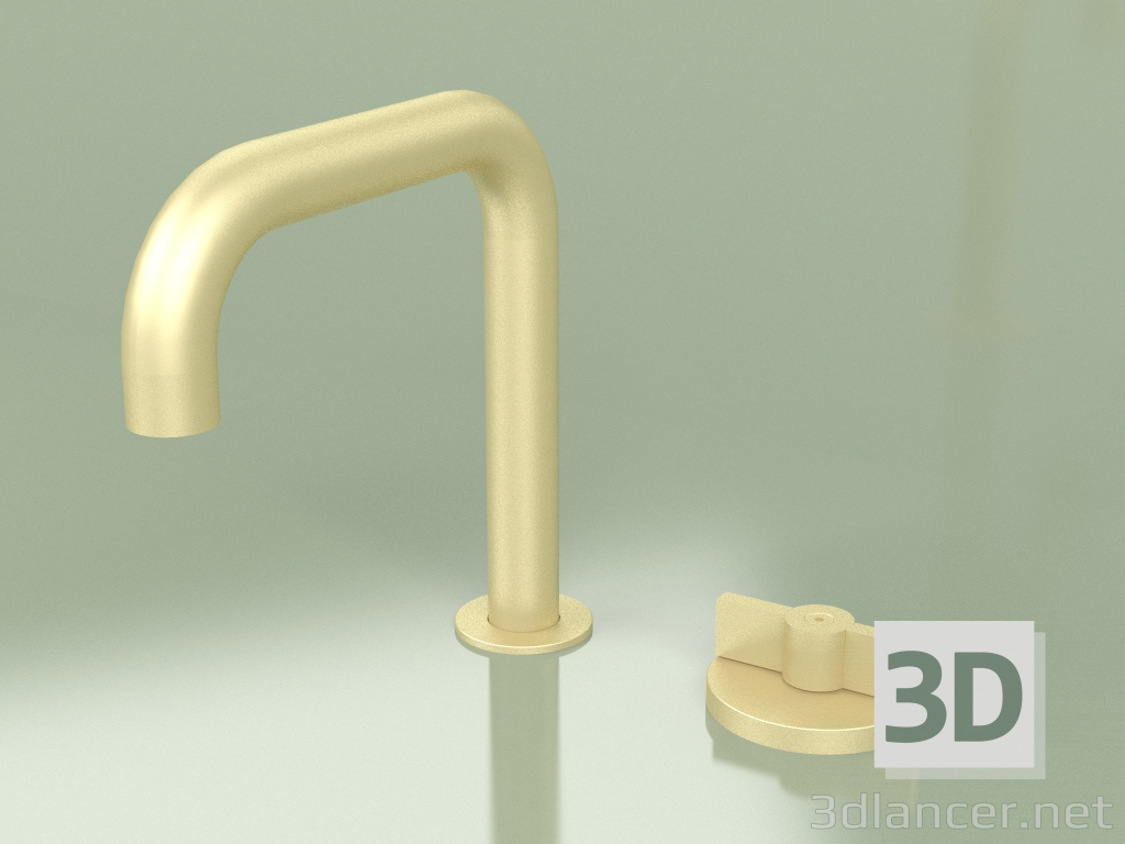 modello 3D Miscelatore idroprogressivo 2 fori con bocca girevole (19 31, OC) - anteprima