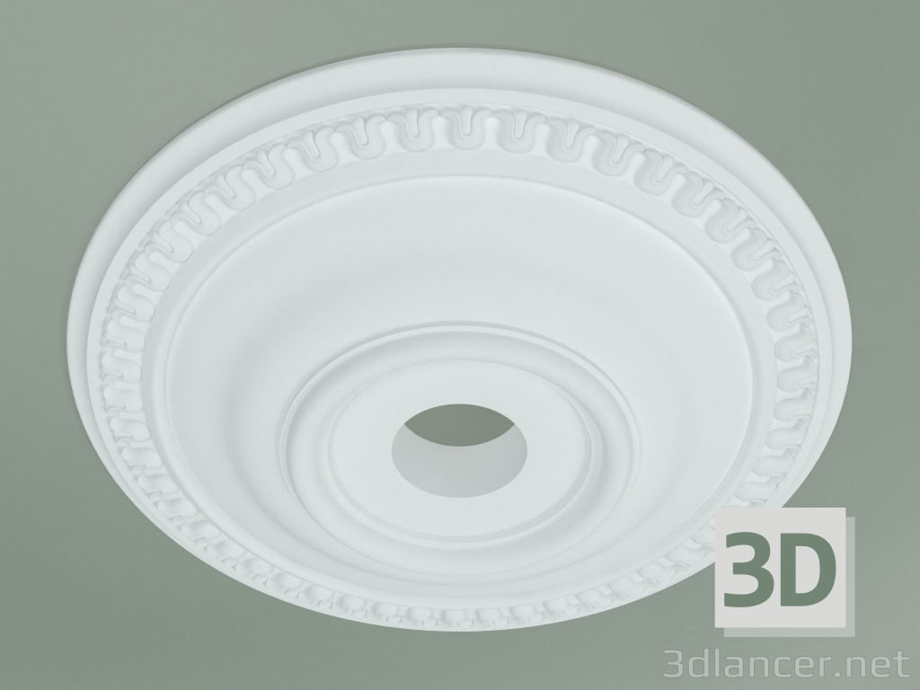 3d model Rosette with ornament RW001 - preview