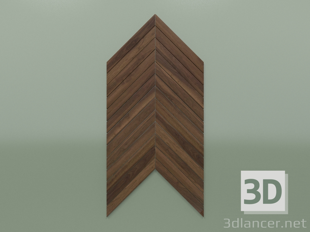3d model French Fir wood panel - preview