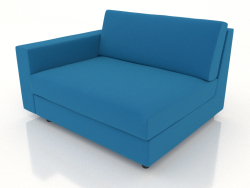 Sofa module 103 single with an armrest on the left