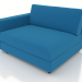 3d model Sofa module 103 single with an armrest on the left - preview