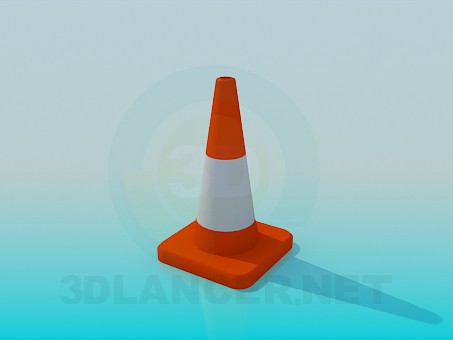 3d модель Дорожній обмежувач – превью 3d модель Дорожній обмежувач – превью
