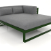3d model XL modular sofa, section 2 right (Bottle green) - preview