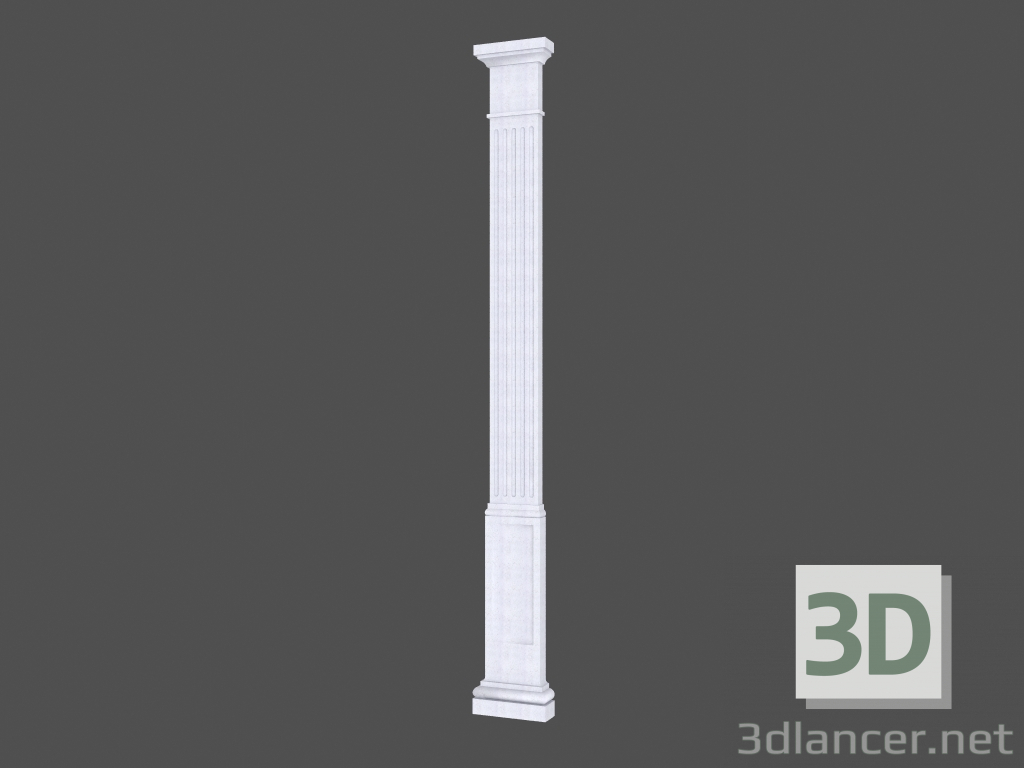 Modelo 3d Pilastra (P22T) - preview