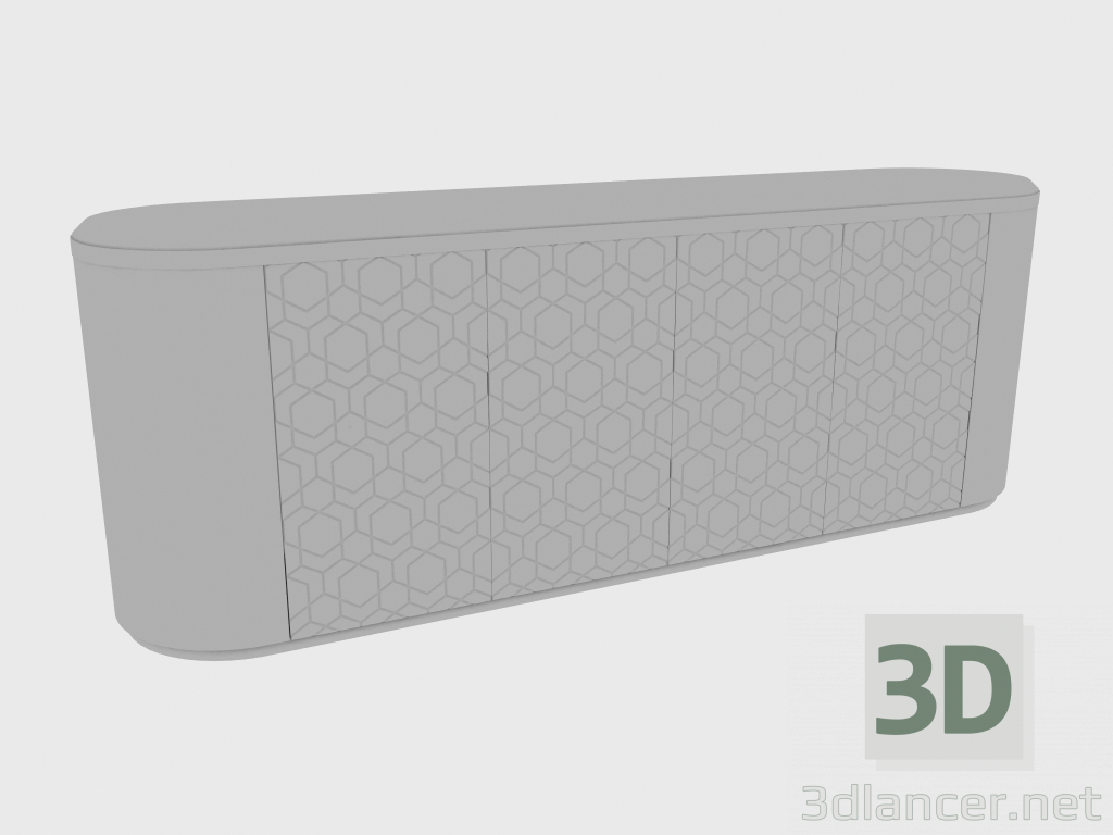 modello 3D Mobile per zona giorno GORDON CABINET SEQUENCE (260x60xH97) - anteprima