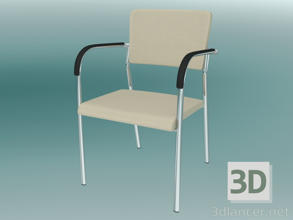 Modelo 3d Cadeira para visitantes (570H PP) - preview