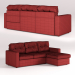 modello 3D di Danimarca divano ad angolo comprare - rendering