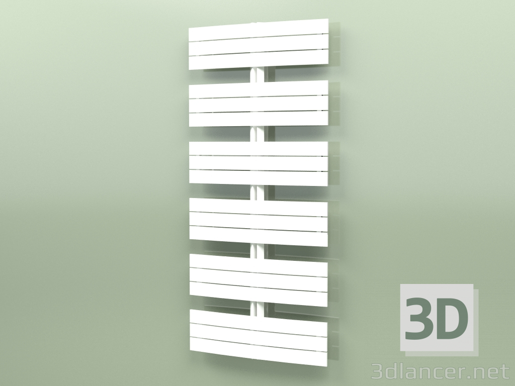 3D modeli Isıtmalı havlu askısı - Apolima (1730 x 800, RAL - 9016) - önizleme