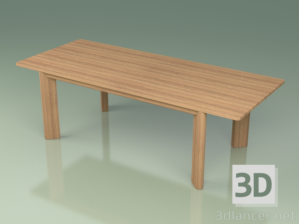 3d model Extendable dining table 001 - preview