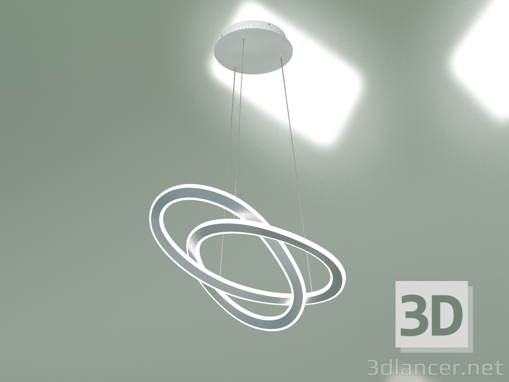 3d model Suspended LED lamp Smart Onde 90217-1 (white) - preview