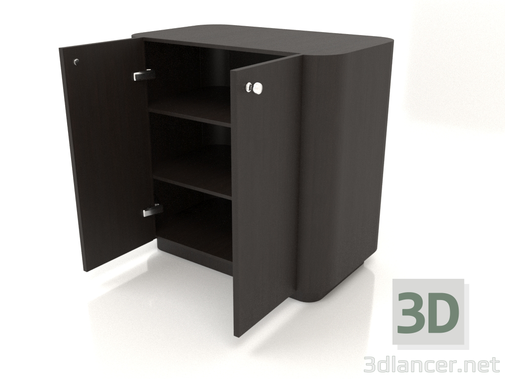 3d model Cabinet TM 031 (open) (660x400x650, wood brown dark) - preview