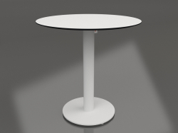 Dining table on column leg Ø70 (Grey)