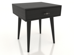 Bedside table STAND NEW 420x400 mm (black RAL 9005)