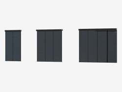 Interroom partition A7 (black black)