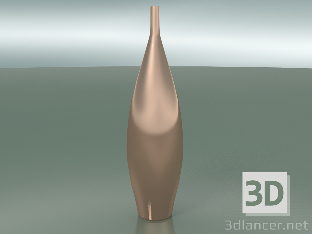 modello 3D Vaso Zoe (oro rosa) - anteprima