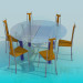 3d model Juego de comedor - vista previa