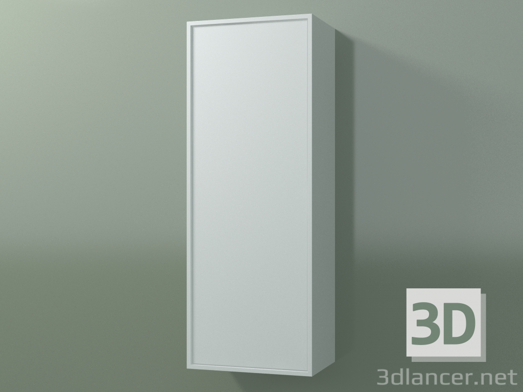3D Modell Wandschrank mit 1 Tür (8BUBСCD01, 8BUBСCS01, Gletscherweiß C01, L 36, P 24, H 96 cm) - Vorschau