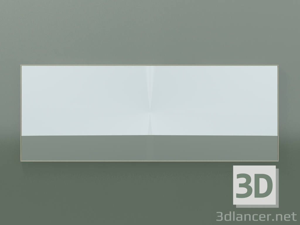 modello 3D Specchio Rettangolo (8ATHC0001, Bone C39, Н 72, L 192 cm) - anteprima