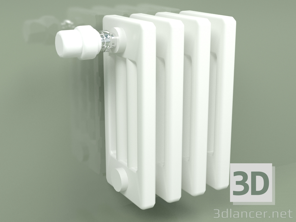 modèle 3D Radiateur Delta Laserline (DL4, H 300 mm, RAL - 9016) - preview