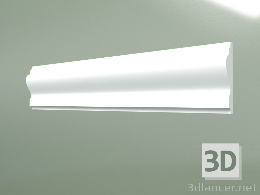 modello 3D Modanatura in gesso MT129 - anteprima