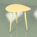 3d модель Приставной стол Капля монохром (желтая охра) – превью