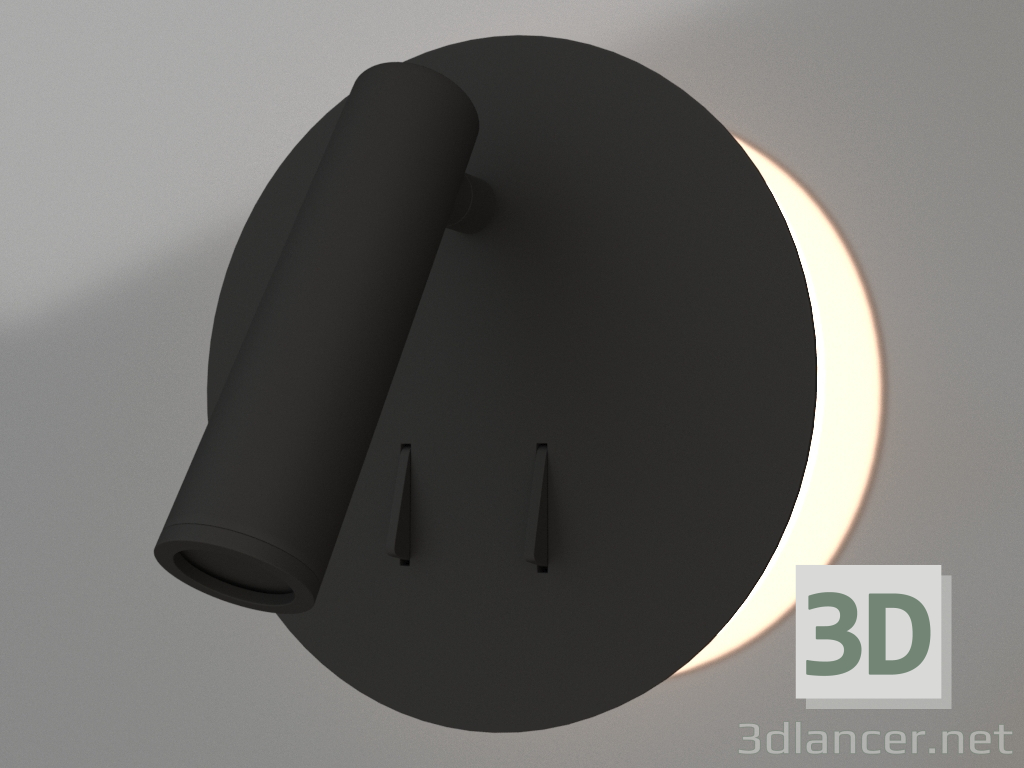 modello 3D Lampada da parete (6083) - anteprima