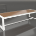 Modelo 3d Mesa de jantar com tampo de vidro 307 (branco) - preview